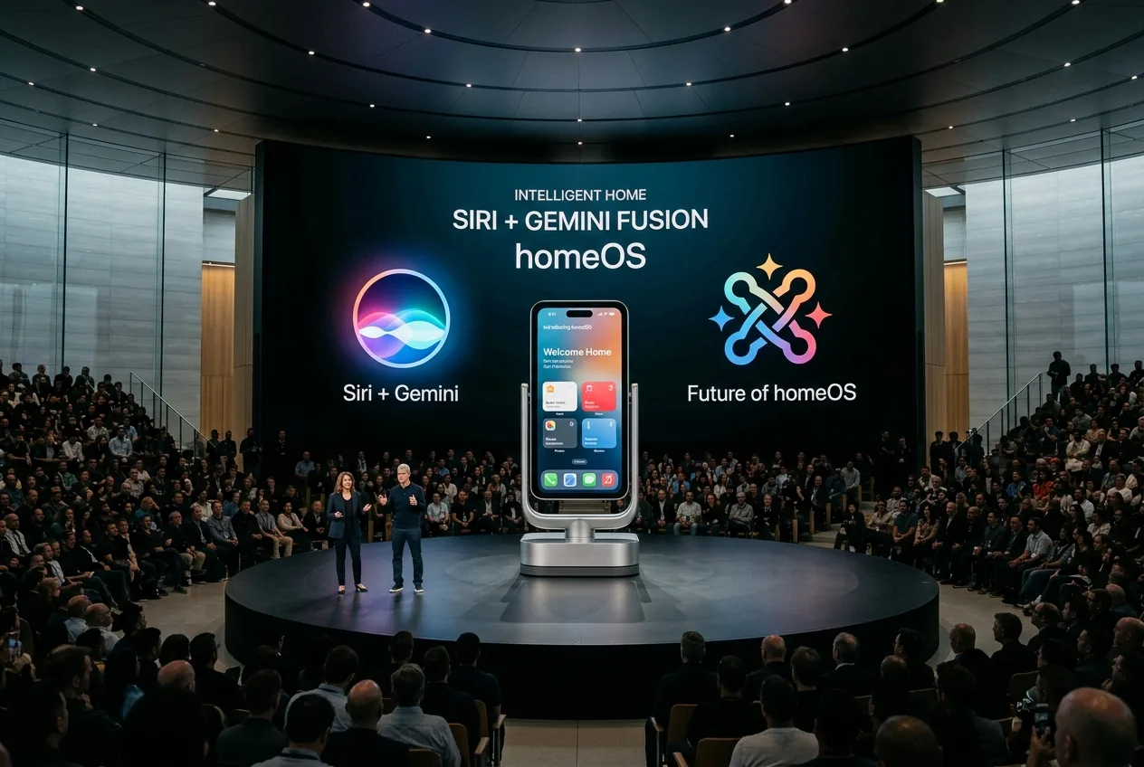 The Gemini Shift: Apple Rebuilds Siri as homeOS Anchors the Post-Cook Era