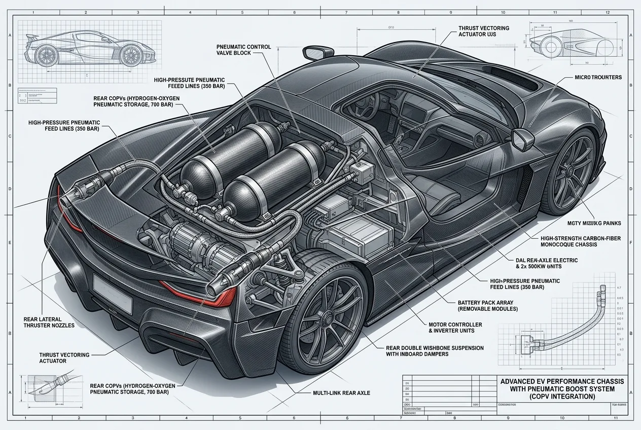 Cold Gas and Kinetic Theater: Deconstructing Tesla's Thruster-Assisted Roadster