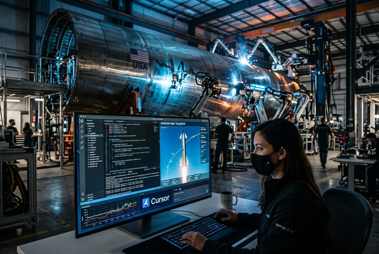 SpaceX Acquires Cursor for $60 Billion to Accelerate AI-Driven Aerospace Engineering