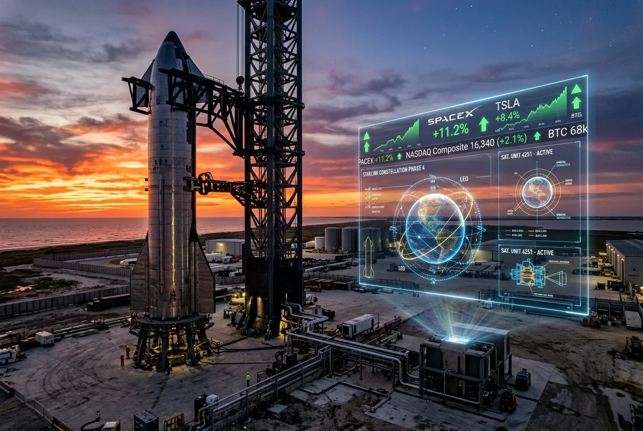 SpaceX IPO Vaults Musk to Trillionaire Status as Market Bets on Orbital Infrastructure
