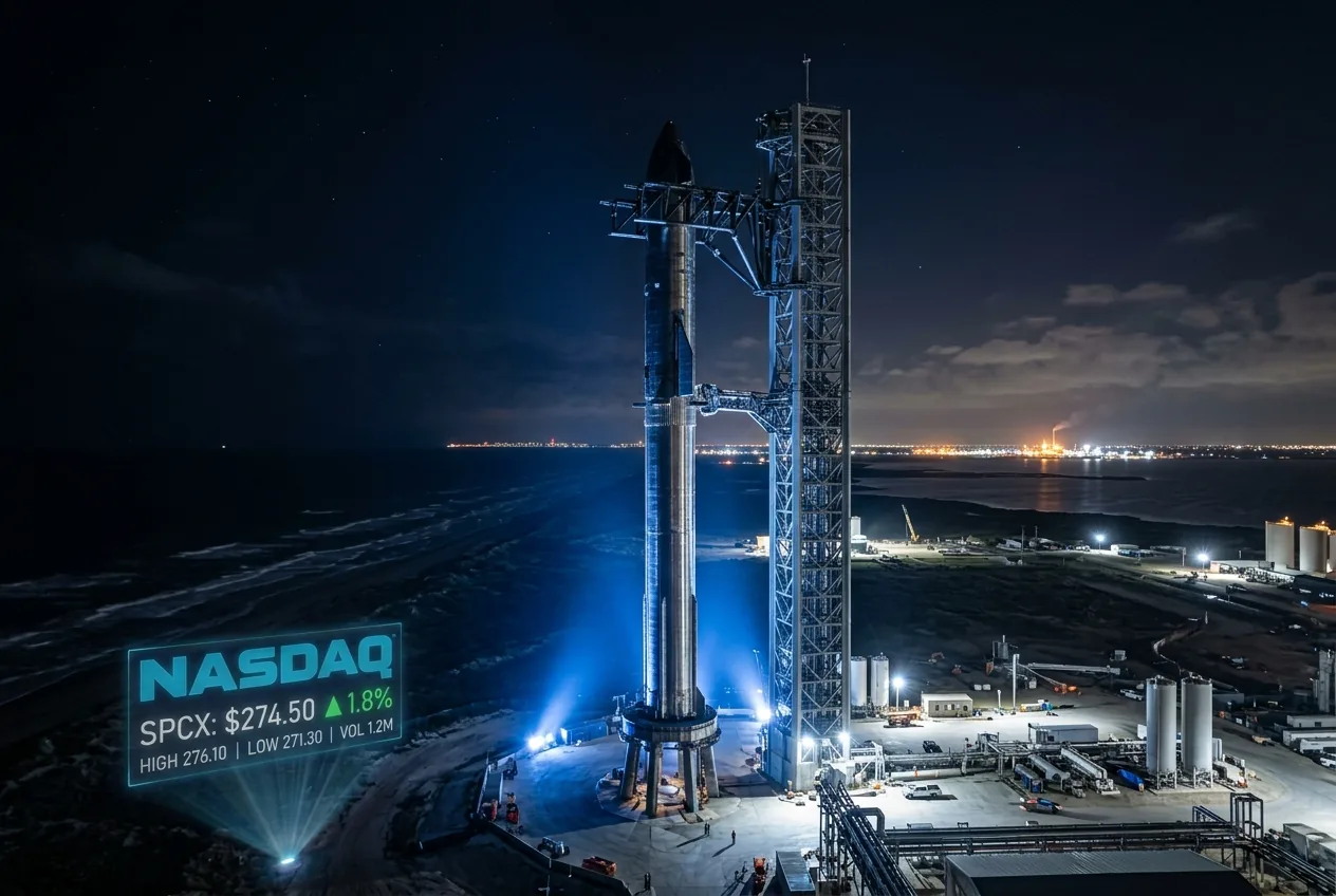 SpaceX Files for History's Largest IPO at $1.75 Trillion Valuation