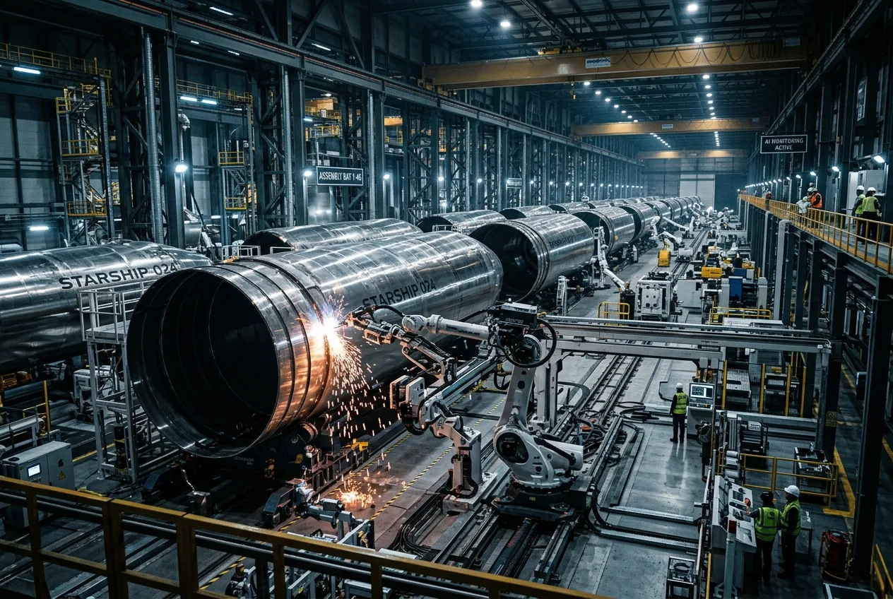 SpaceX Files for Historic IPO as Starship Production Targets Unprecedented Scale