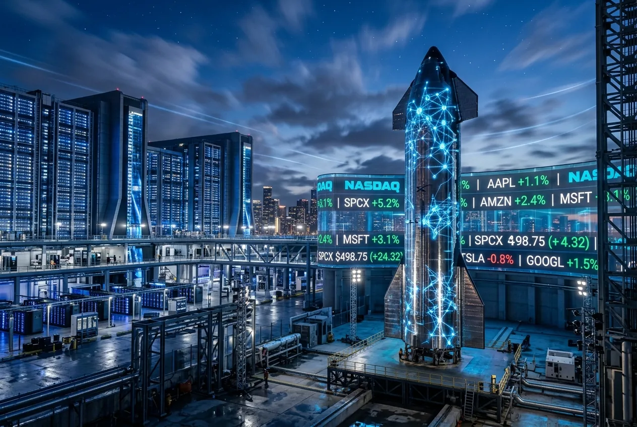SpaceX Files for Nasdaq IPO Under Ticker SPCX Amid Massive xAI Infrastructure Spend