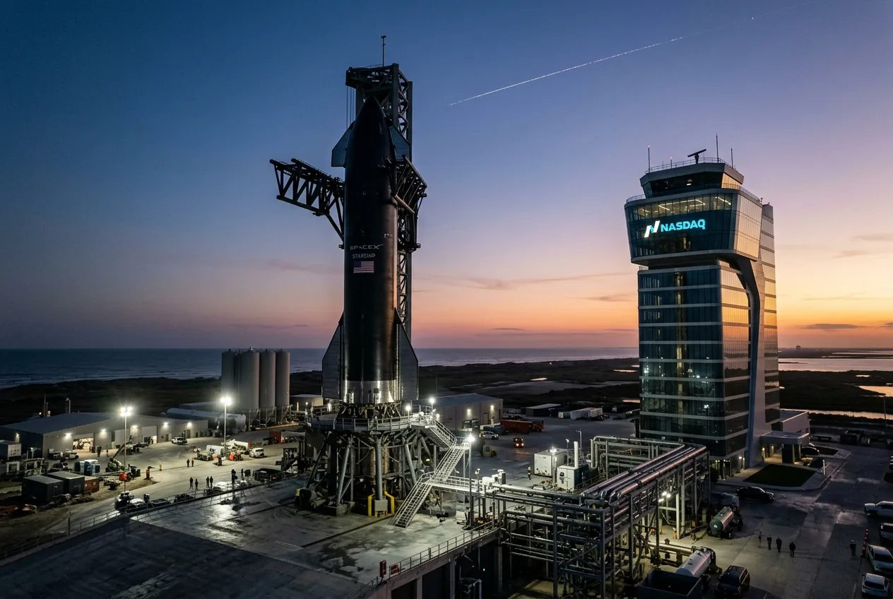 SpaceX IPO Targets $1.75 Trillion in Massive Nasdaq Debut