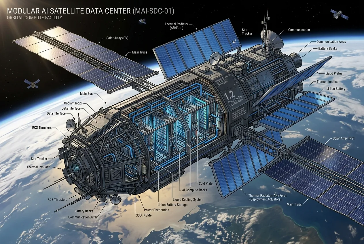 SpaceX Files for One Million AI Satellites to Build an Orbital Data Center